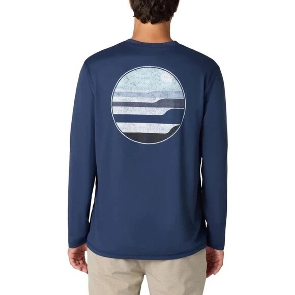 Hang Ten Men's XL Long Sleeve UV Protection UPF 50 Crew neck Shirt - Picture 1 of 6